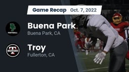Recap: Buena Park  vs. Troy  2022