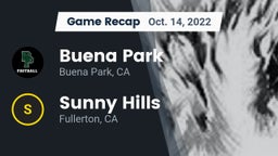 Recap: Buena Park  vs. Sunny Hills  2022