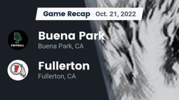 Recap: Buena Park  vs. Fullerton  2022