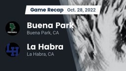 Recap: Buena Park  vs. La Habra  2022