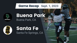 Recap: Buena Park  vs. Santa Fe  2023