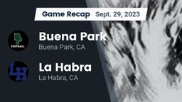 Recap: Buena Park  vs. La Habra  2023