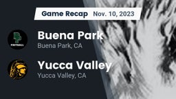 Recap: Buena Park  vs. Yucca Valley  2023