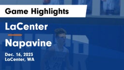 LaCenter  vs Napavine Game Highlights - Dec. 16, 2023