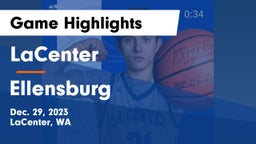 LaCenter  vs Ellensburg  Game Highlights - Dec. 29, 2023