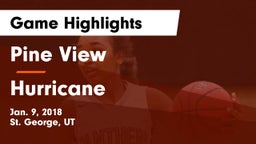 Pine View  vs Hurricane  Game Highlights - Jan. 9, 2018