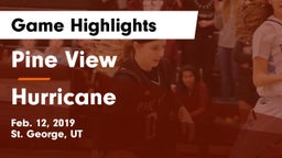 Pine View  vs Hurricane  Game Highlights - Feb. 12, 2019
