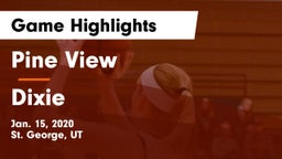 Pine View  vs Dixie  Game Highlights - Jan. 15, 2020