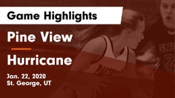 Pine View  vs Hurricane  Game Highlights - Jan. 22, 2020