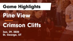 Pine View  vs Crimson Cliffs  Game Highlights - Jan. 29, 2020
