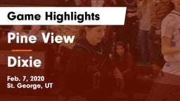 Pine View  vs Dixie  Game Highlights - Feb. 7, 2020