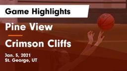 Pine View  vs Crimson Cliffs Game Highlights - Jan. 5, 2021