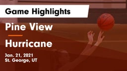 Pine View  vs Hurricane  Game Highlights - Jan. 21, 2021