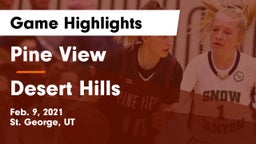 Pine View  vs Desert Hills  Game Highlights - Feb. 9, 2021