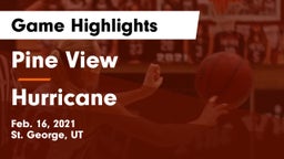 Pine View  vs Hurricane  Game Highlights - Feb. 16, 2021