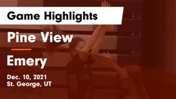 Pine View  vs Emery  Game Highlights - Dec. 10, 2021