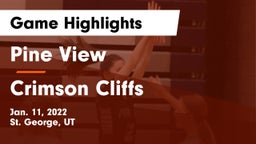 Pine View  vs Crimson Cliffs  Game Highlights - Jan. 11, 2022