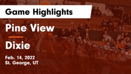 Pine View  vs Dixie  Game Highlights - Feb. 14, 2022