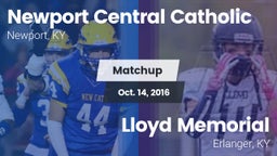 Matchup: Newport Central vs. Lloyd Memorial  2016