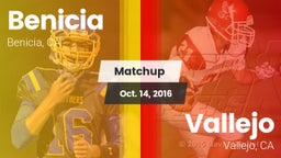 Matchup: Benicia  vs. Vallejo  2016