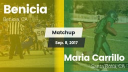 Matchup: Benicia  vs. Maria Carrillo  2017