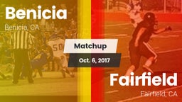 Matchup: Benicia  vs. Fairfield  2017