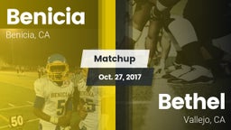 Matchup: Benicia  vs. Bethel  2017