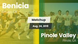 Matchup: Benicia  vs. Pinole Valley  2018