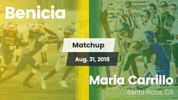 Matchup: Benicia  vs. Maria Carrillo  2018