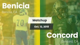 Matchup: Benicia  vs. Concord  2018