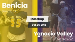 Matchup: Benicia  vs. Ygnacio Valley  2018
