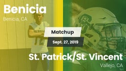 Matchup: Benicia  vs. St. Patrick/St. Vincent  2019