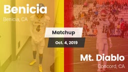 Matchup: Benicia  vs. Mt. Diablo  2019