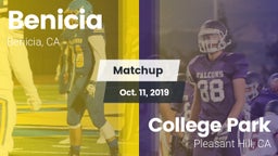 Matchup: Benicia  vs. College Park  2019