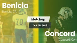 Matchup: Benicia  vs. Concord  2019