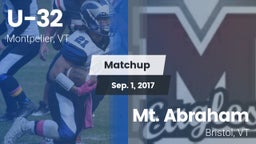 Matchup: U-32  vs. Mt. Abraham  2017