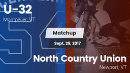 Matchup: U-32  vs. North Country Union  2017