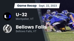 Recap: U-32  vs. Bellows Falls  2023