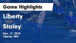 Liberty  vs Staley  Game Highlights - Dec. 17, 2018