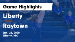 Liberty  vs Raytown  Game Highlights - Jan. 22, 2020
