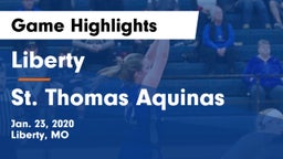 Liberty  vs St. Thomas Aquinas Game Highlights - Jan. 23, 2020