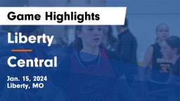 Liberty  vs Central  Game Highlights - Jan. 15, 2024