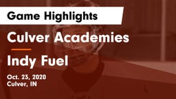 Culver Academies vs Indy Fuel Game Highlights - Oct. 23, 2020