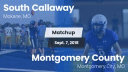 Matchup: South Callaway High vs. Montgomery County  2018