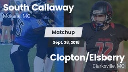 Matchup: South Callaway High vs. Clopton/Elsberry  2018