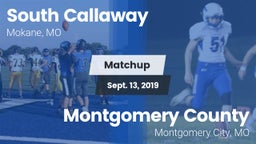 Matchup: South Callaway High vs. Montgomery County  2019