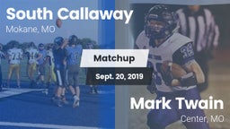 Matchup: South Callaway High vs. Mark Twain  2019