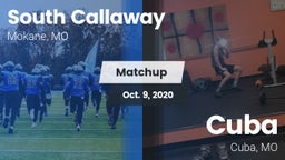 Matchup: South Callaway High vs. Cuba  2020