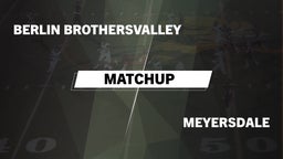 Matchup: Berlin vs. Meyersdale  2016