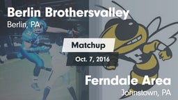 Matchup: Berlin vs. Ferndale  Area  2016